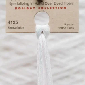 Weeks Dye Works - Snowflake #4125 White