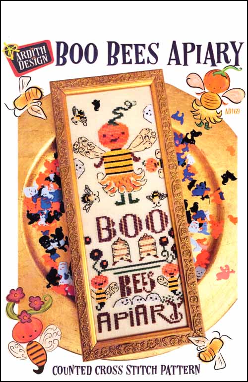 Boo Bees Apiary - Halloween Cross Stitch Pattern