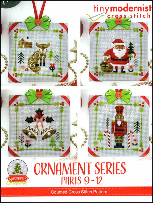 Ornament Series Parts 9-12 - Christmas Cross Stitch Pattern