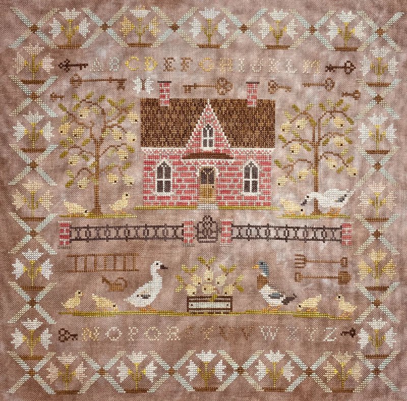 Ducks in the Orchard - Cross Stitch Pattern
