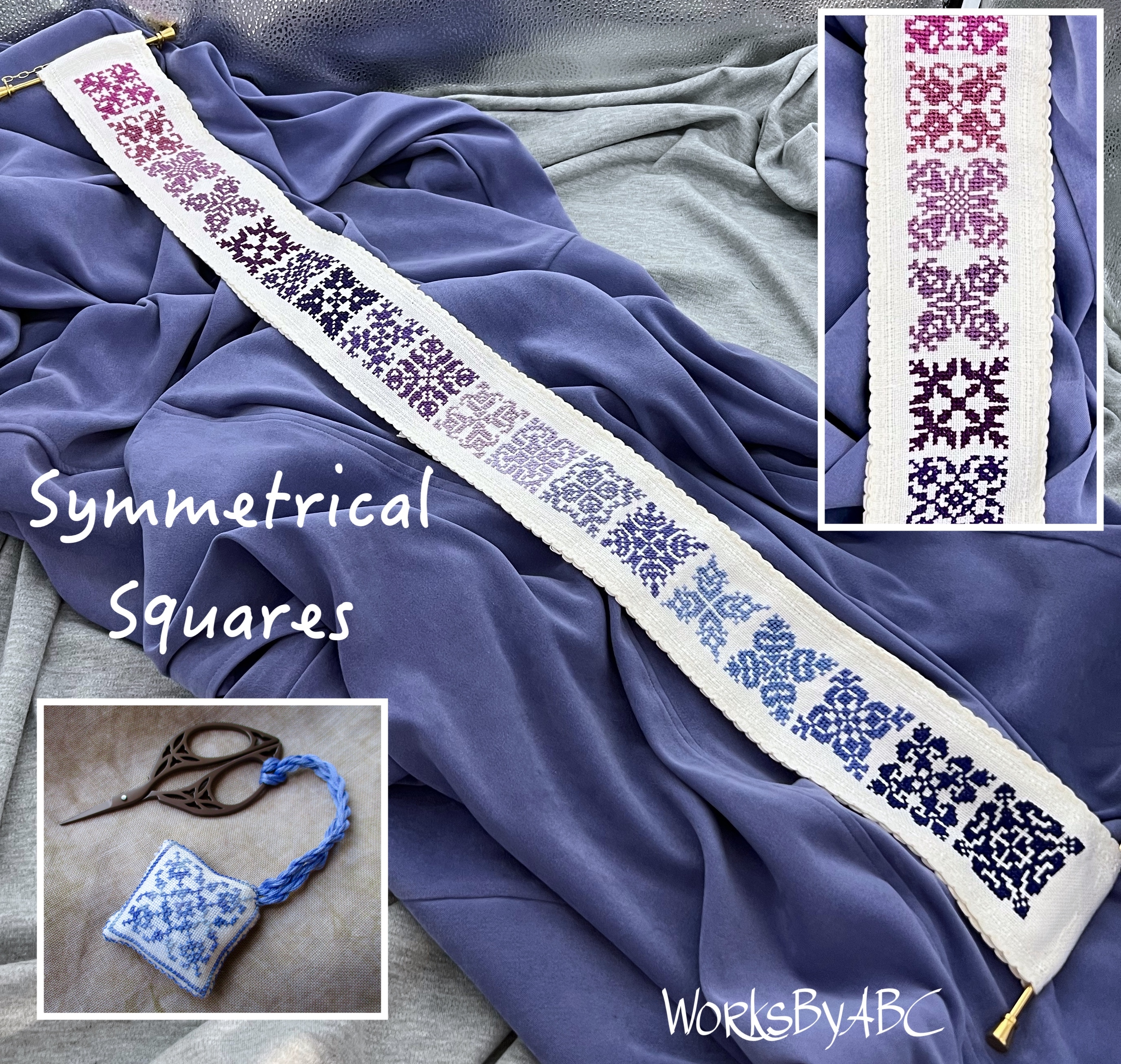 Symmetrical Squares - Cross Stitch Pattern