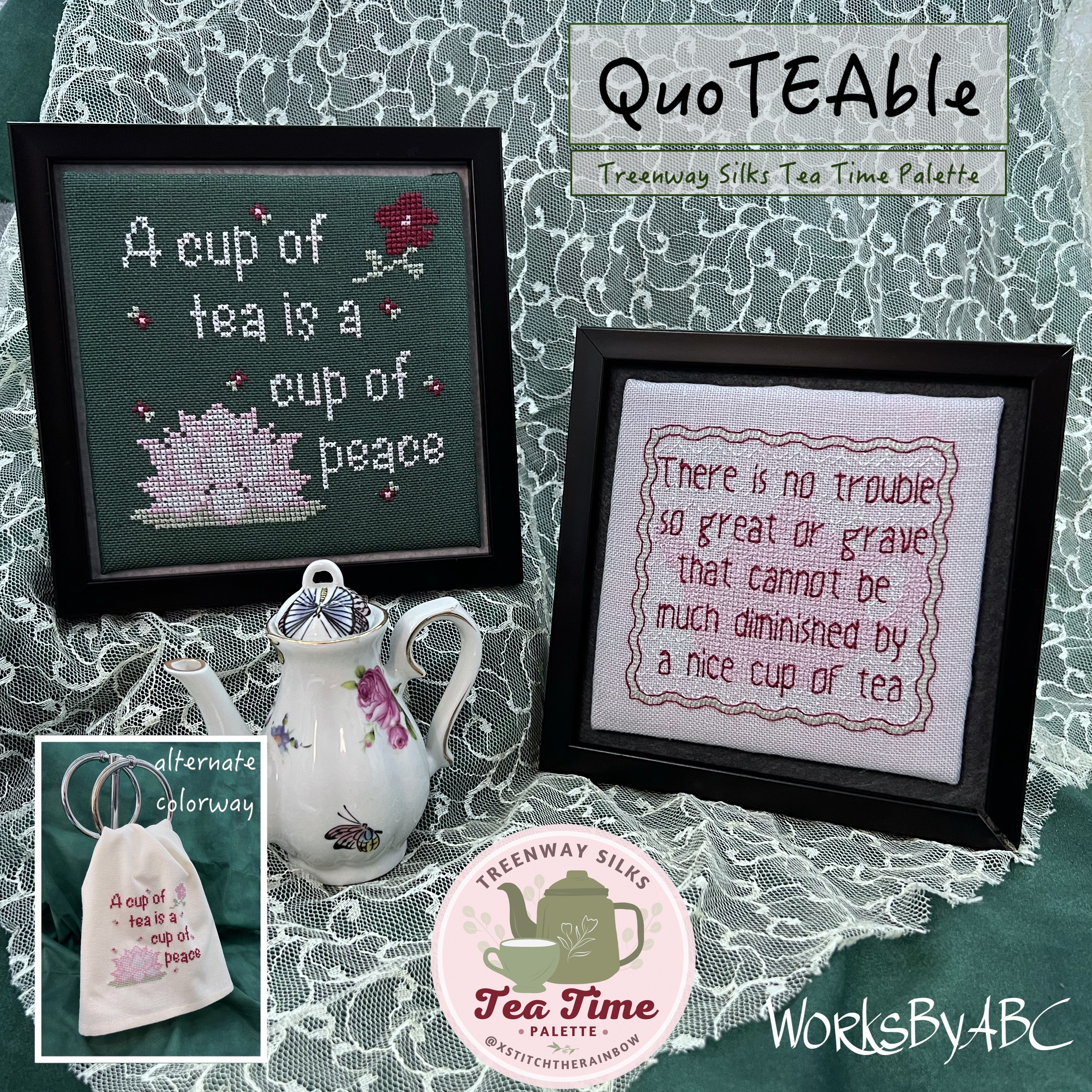 QuoTEAble - Cross Stitch Pattern