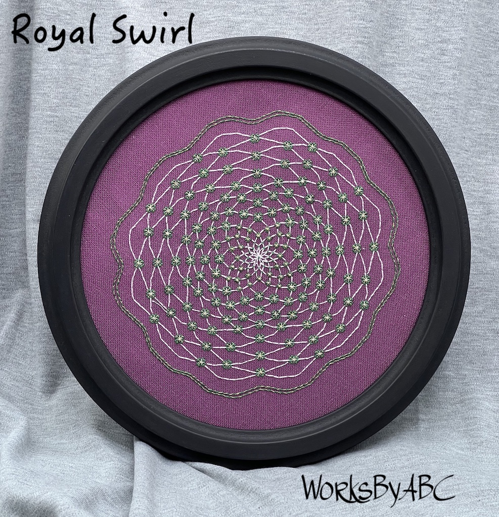 Royal Swirl - Cross Stitch Pattern