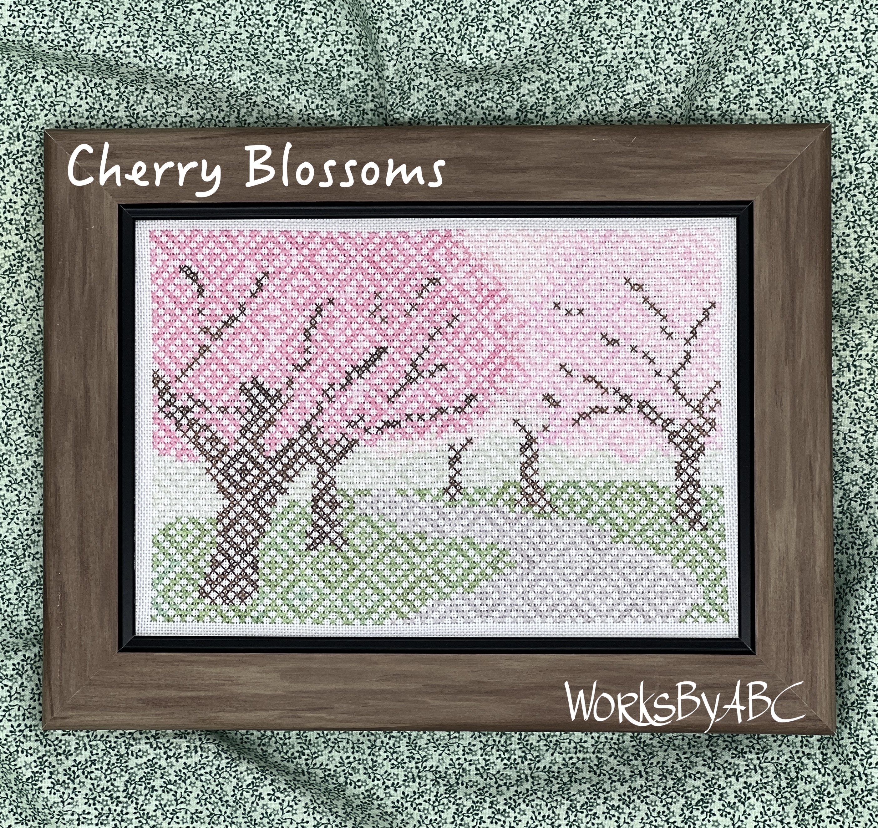 Cherry Blossoms - Cross Stitch Pattern