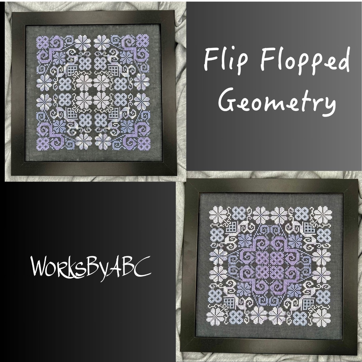 Flip Flopped Geometry - Cross Stitch Pattern