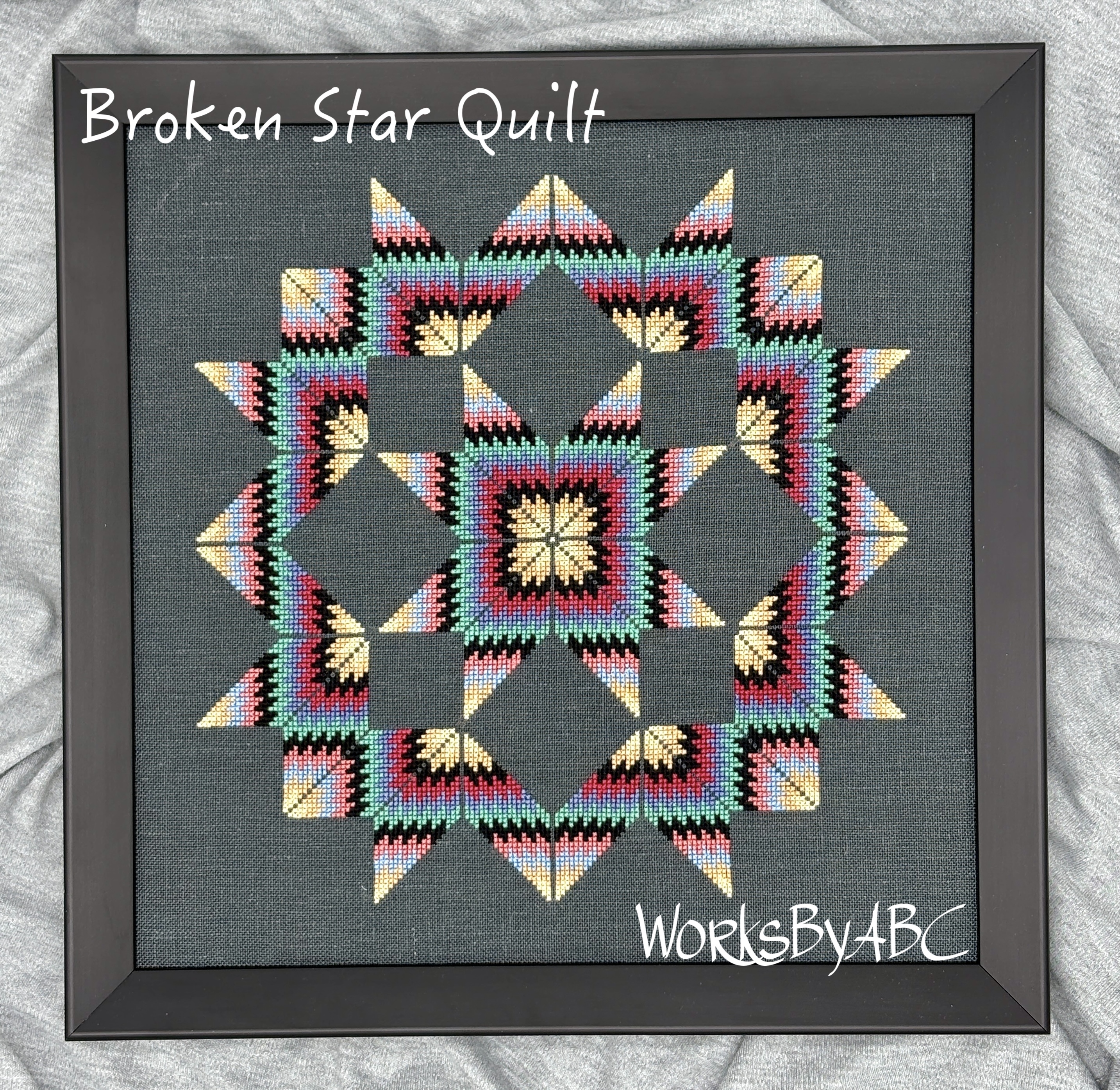 Broken Star Quilt - Cross Stitch Pattern