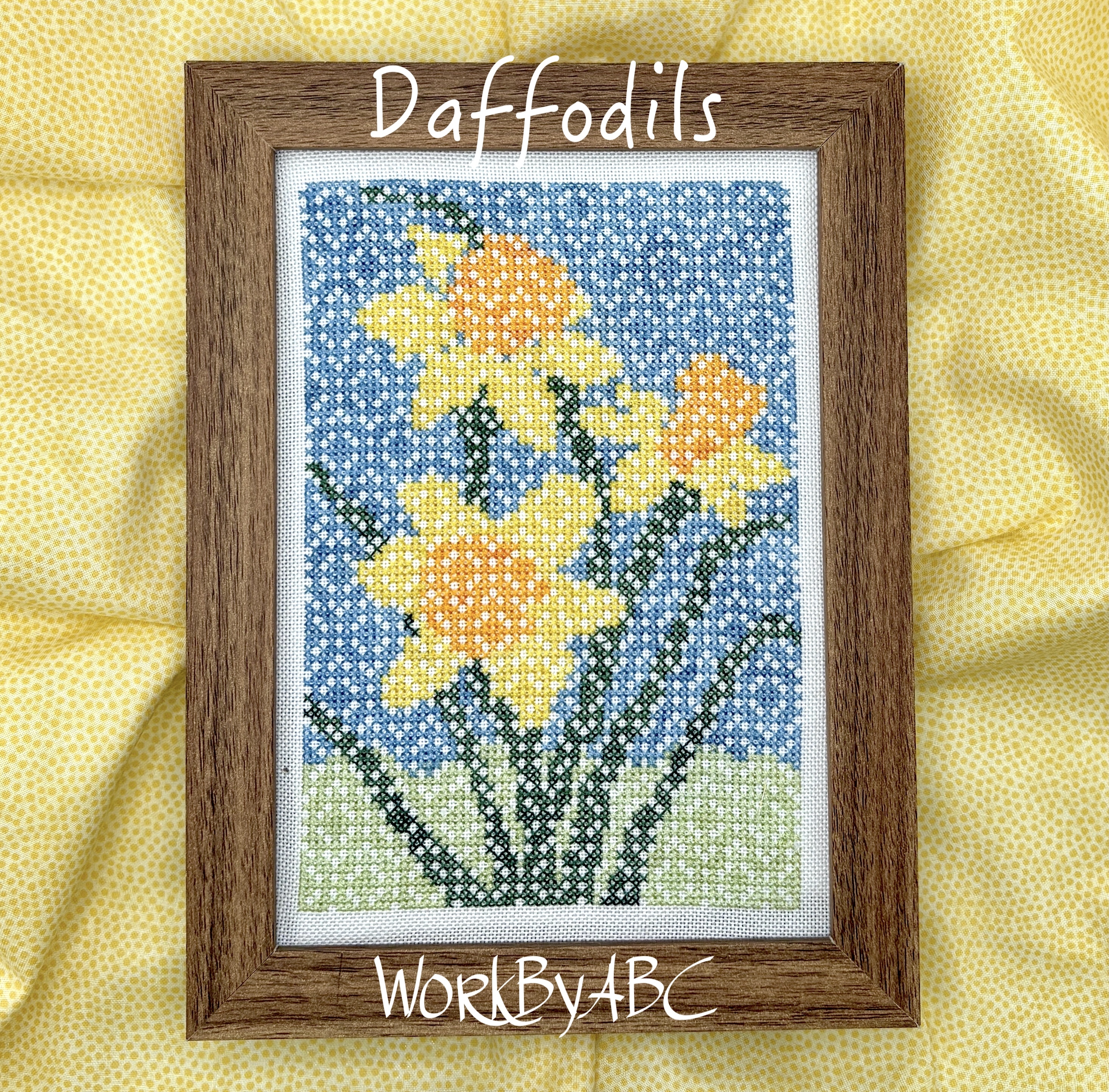 Daffodils - Cross Stitch Pattern