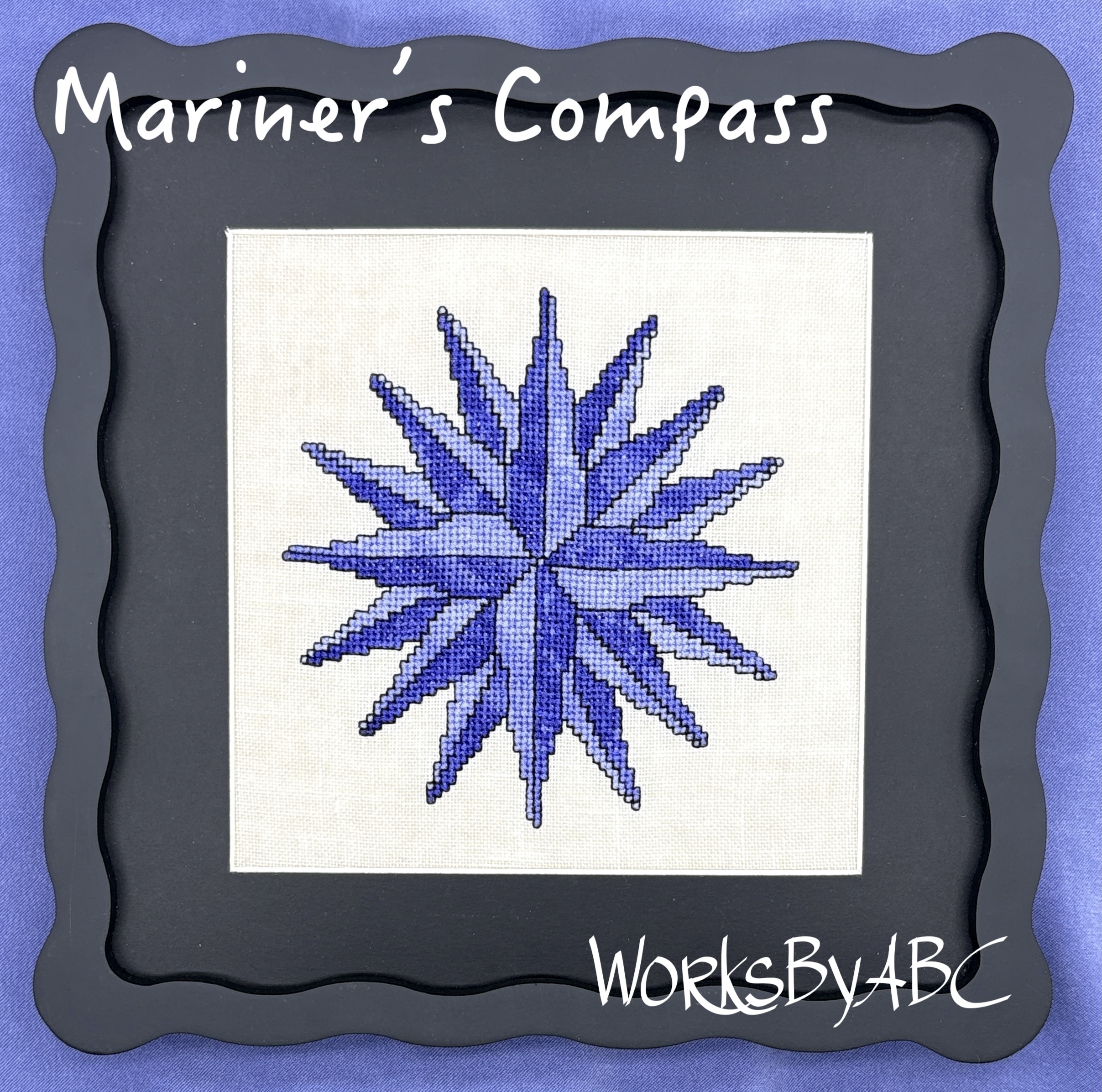 Mariner's Compass - Cross Stitch Pattern