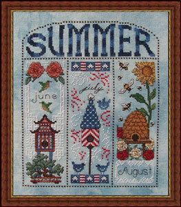 Summer Homes - Cross Stitch Pattern