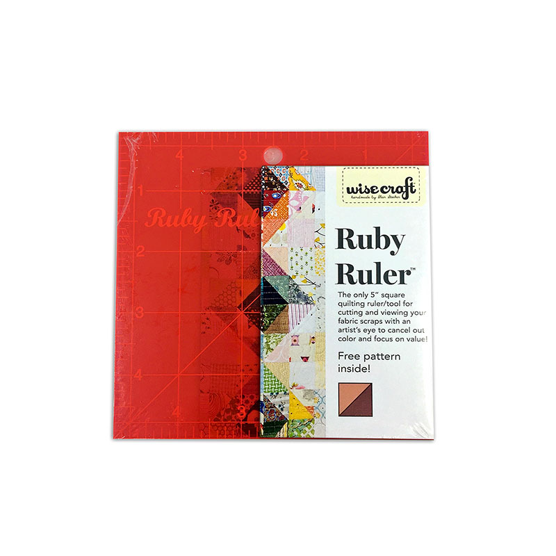 Ruby Ruler 5" - Square Quilting Ruler
