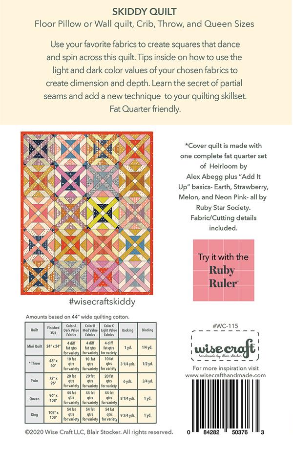 Skiddy - Quilt Pattern