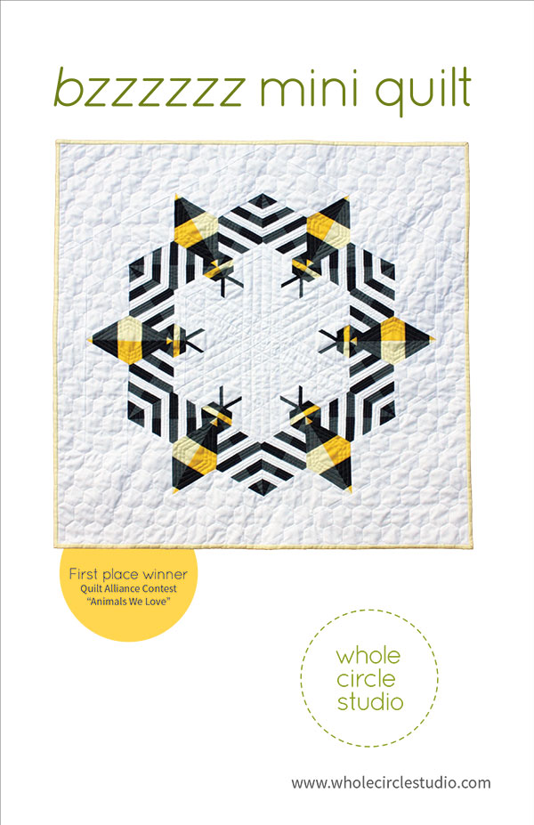 Bzzzzzz Mini Quilt - Quilt Pattern