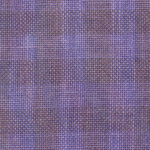 28 Count Peoria Purple Gingham Linen Fabric 17x26