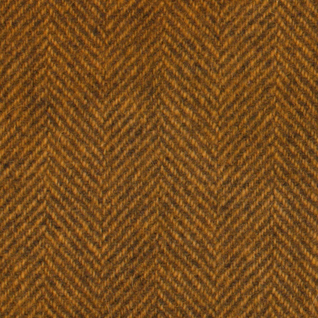 Mustard Herringbone Felted Wool Fabric 17x24 Fat Quarter