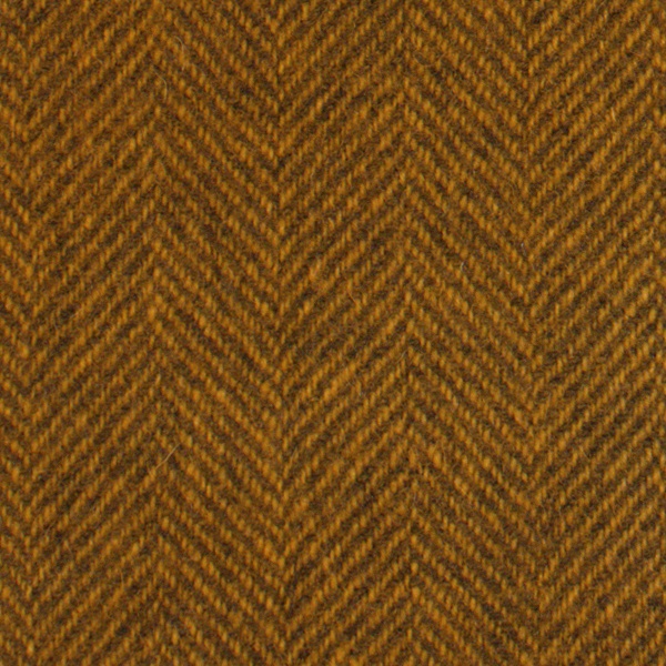 Whiskey Herringbone Felted Wool Fabric 8x12