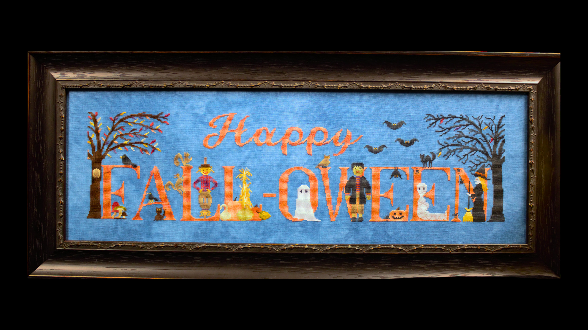 Fall-oween - Halloween Cross Stitch Pattern
