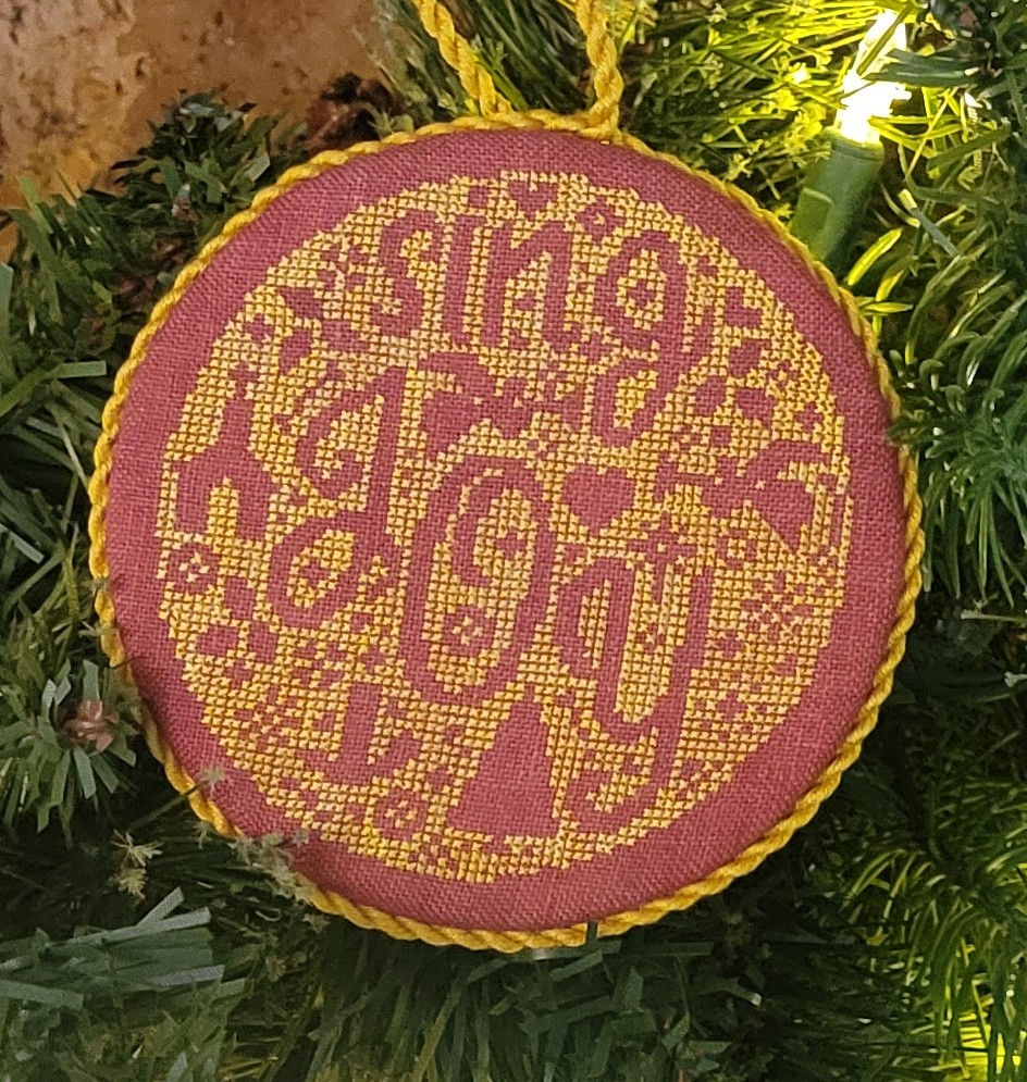 Sing Joy Bauble - Christmas Cross Stitch Pattern