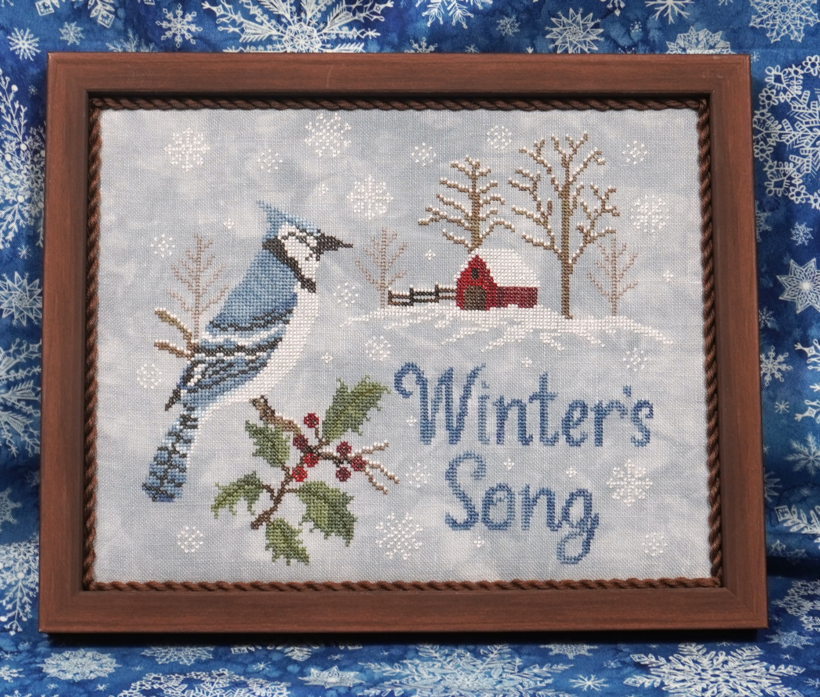 Winter's Song - Christmas Cross Stitch Pattern