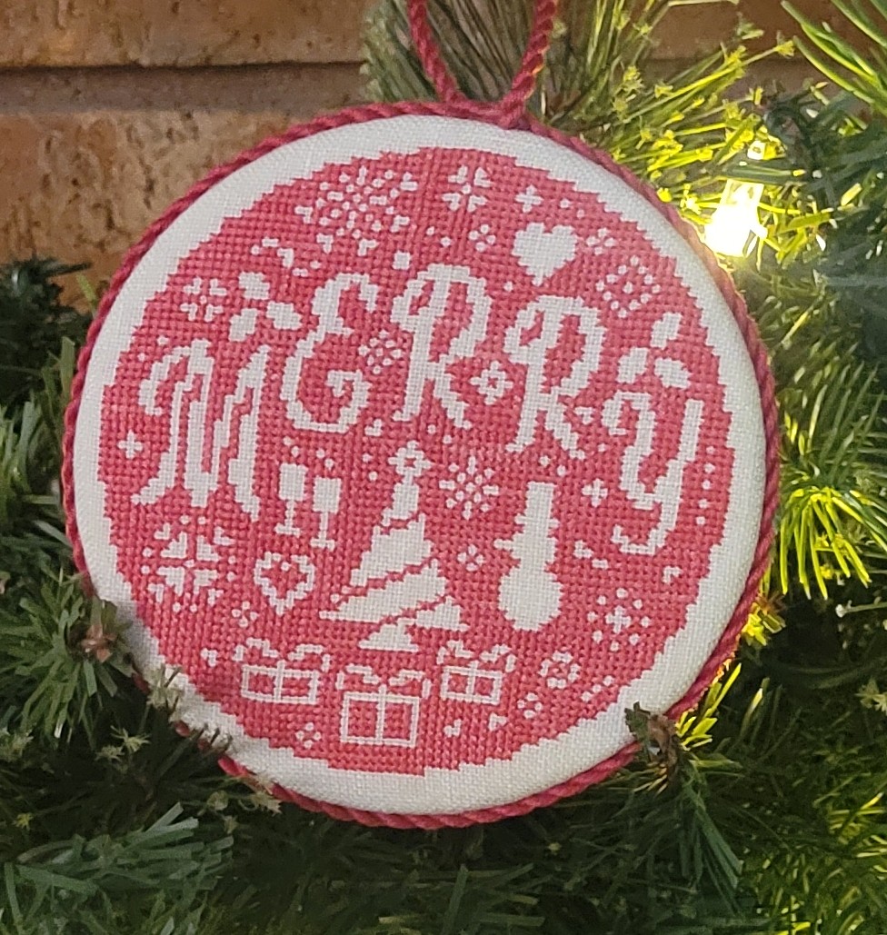 Merry - Christmas Cross Stitch Pattern