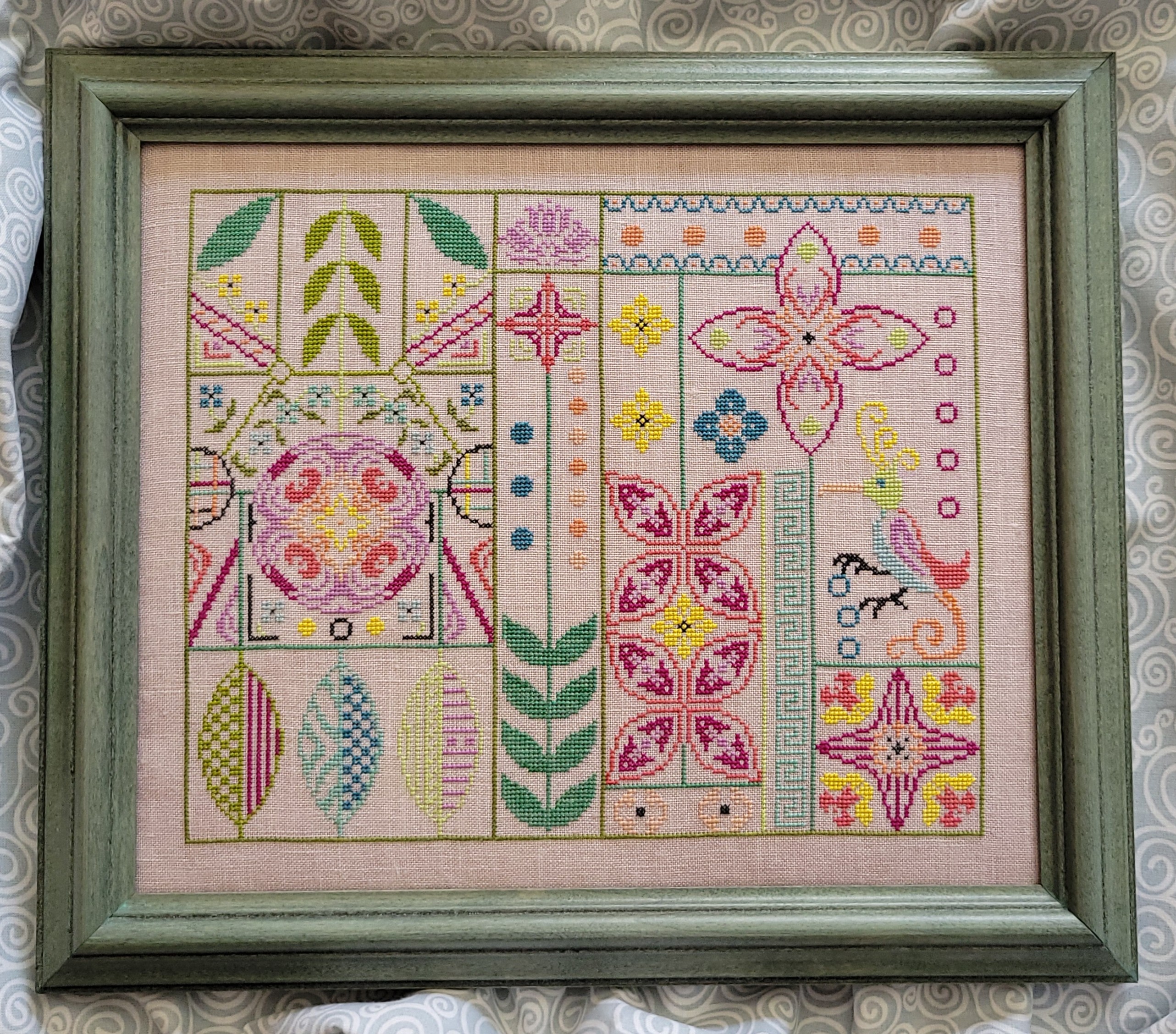 Funky Bird - Cross Stitch Pattern