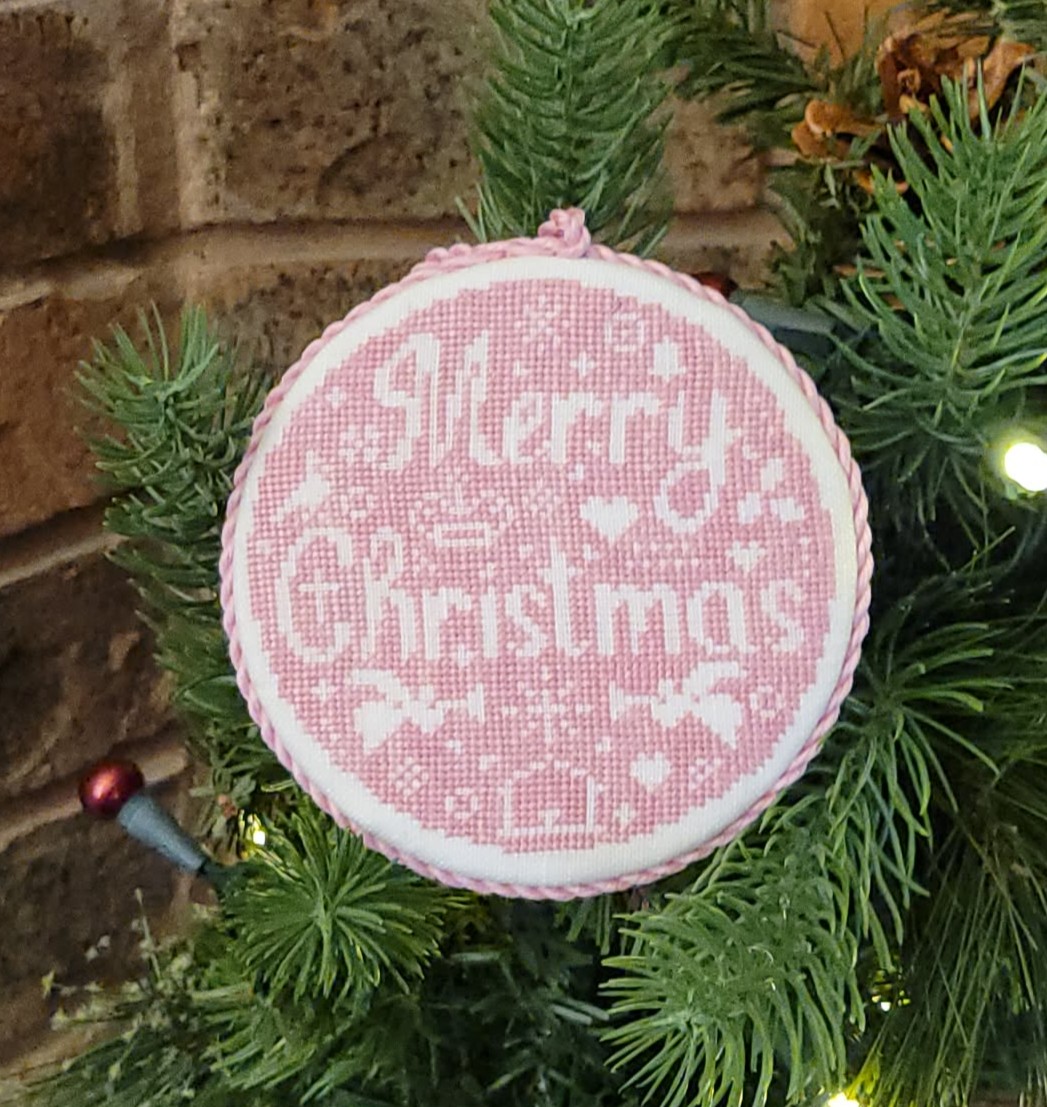 Merry Christmas Bauble - Cross Stitch Pattern