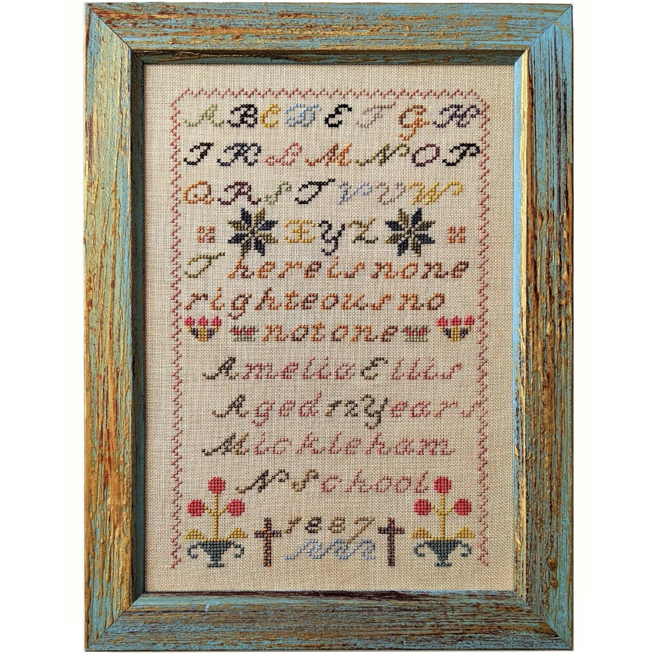 Amelia Ellis 1887 - Cross Stitch Pattern