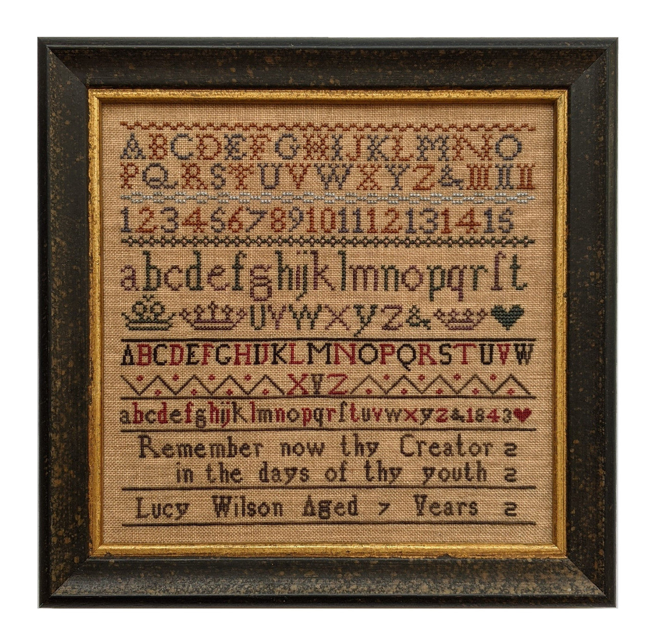 Lucy Wilson 1843 - Cross Stitch Pattern