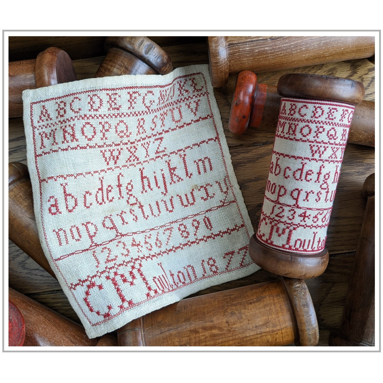 C. Moulton 1877 - Cross Stitch Pattern