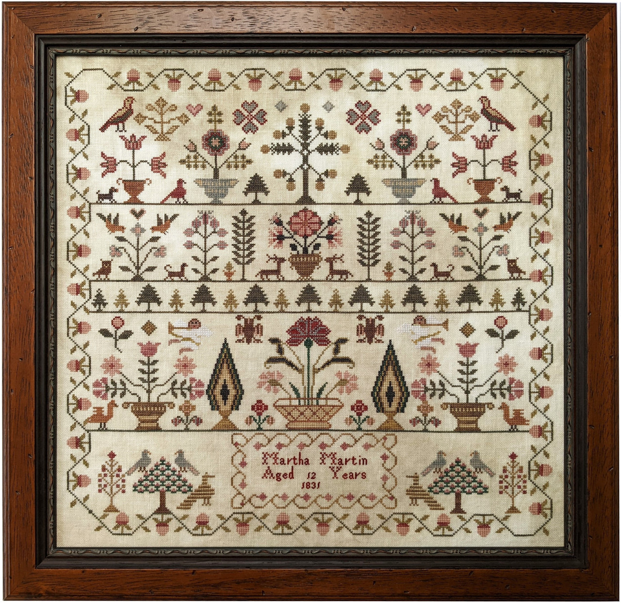 Martha Martin 1831 - Cross Stitch Pattern
