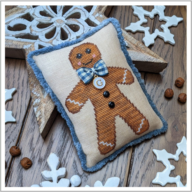 G is for Gingerbread - Christmas Cross Stitch Pattern