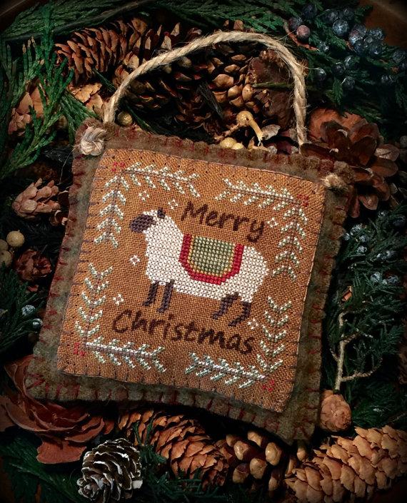 Merry Christmas Ewe - Cross Stitch Pattern