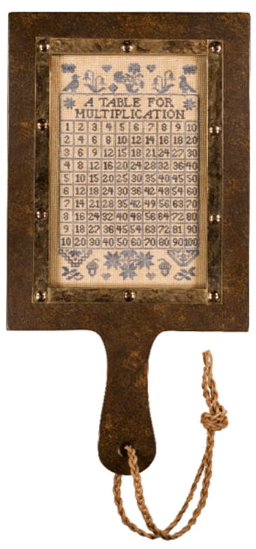 A Multiplication Table Examplar - Cross Stitch Pattern