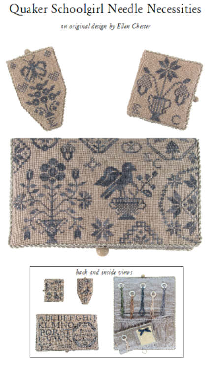 Quaker Schoolgirl Needle Necessities - Cross Stitch Pattern