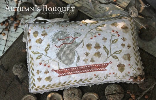 Floss Pack for "Autumn's Fruitful Labor", different perspective #1, zoomed in. Select this picture to zoom back out.