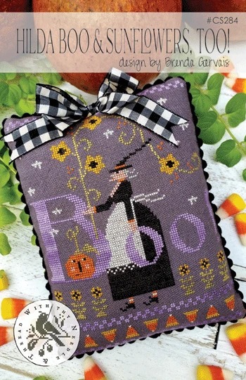 Floss Pack for "Hilda Boo & Sunflowers Too", different perspective #1, zoomed in. Select this picture to zoom back out.