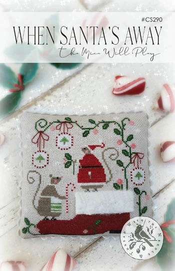 Floss Pack for "When Santa's Away", different perspective #1, zoomed in. Select this picture to zoom back out.