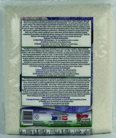 Warm & Plush Batting - Crib Size