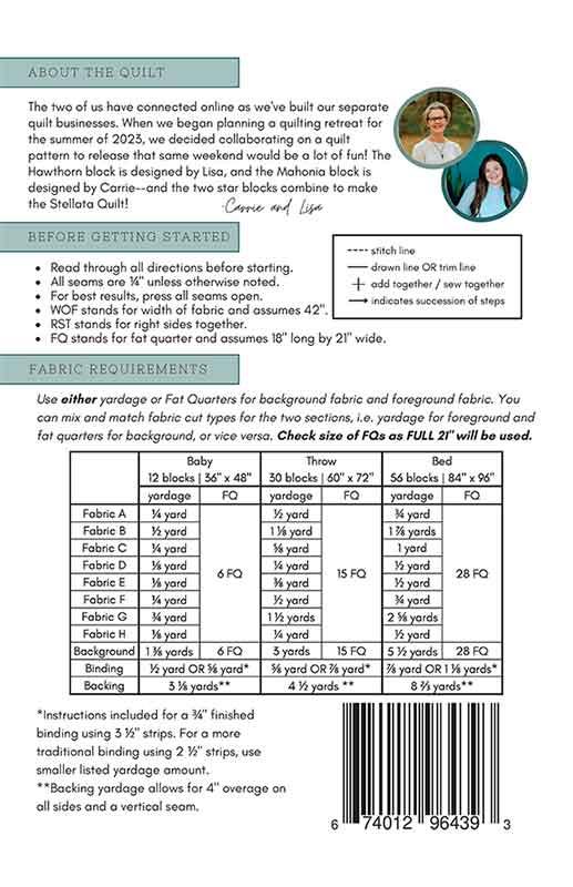Stellata - Quilt Pattern