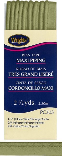 Bias Tape Corded Maxi Piping 1/2" - #1239 Leaf