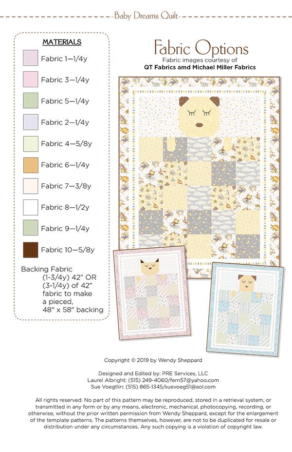 Baby Dreams Quilt - Quilt Pattern