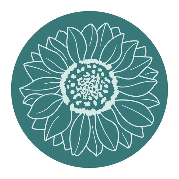 Sunflower Wax Seal Stamp - Etched Dies