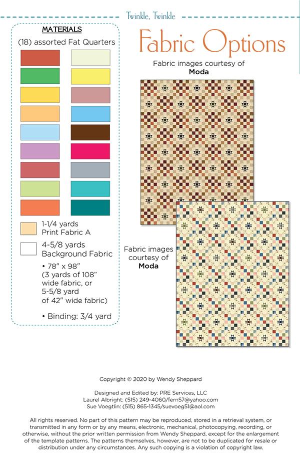 Twinkle Twinkle - Quilt Pattern