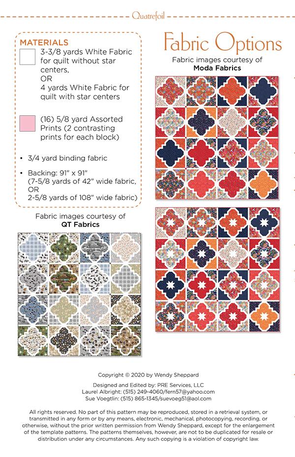 Quatrefoil - Quilt Pattern