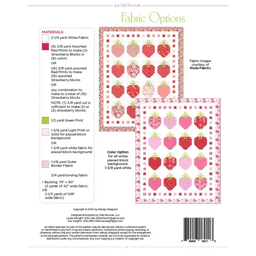 Just Add Shortcake - Quilt Pattern