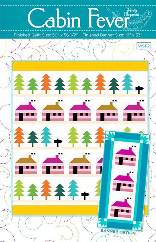 Cabin Fever - Quilt Pattern, zoomed in. Select this picture to zoom back out.