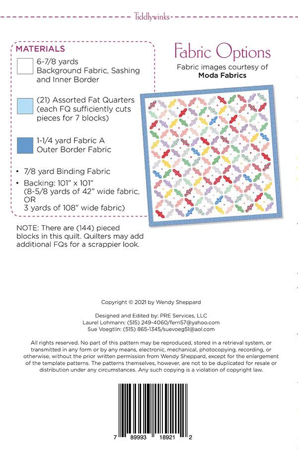 Tiddlywinks - Quilt Pattern