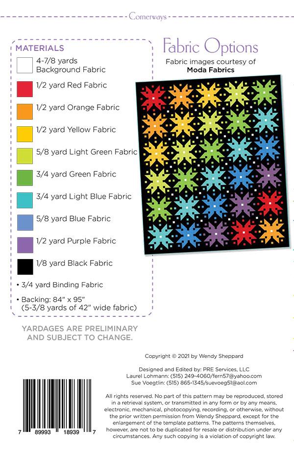 Cornerways - Quilt Pattern