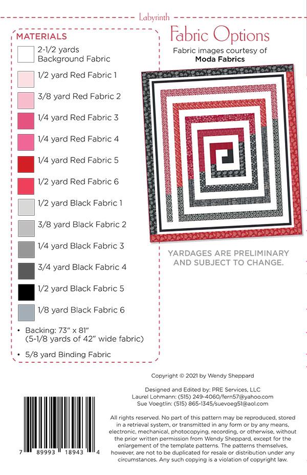 Labyrinth - Quilt Pattern