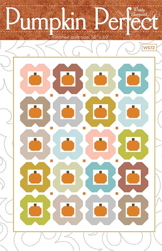 Wendy Sheppard Pumpkin Perfect - Quilt Pattern - 123Stitch