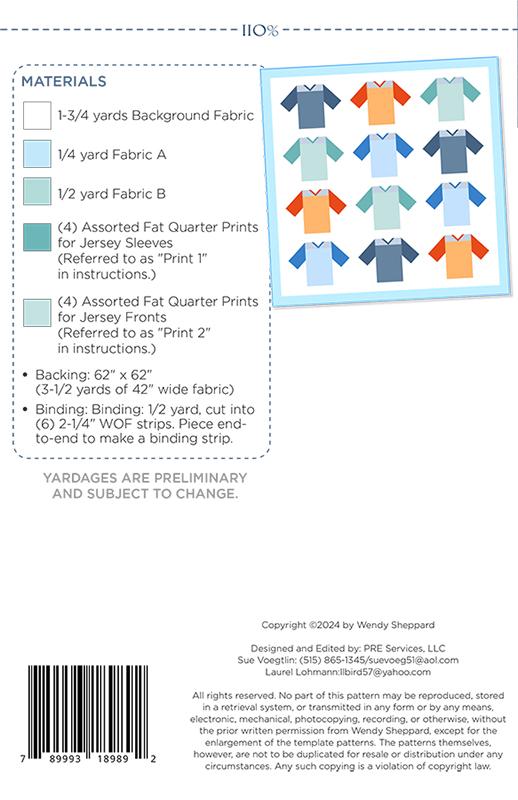 110% - Quilt Pattern